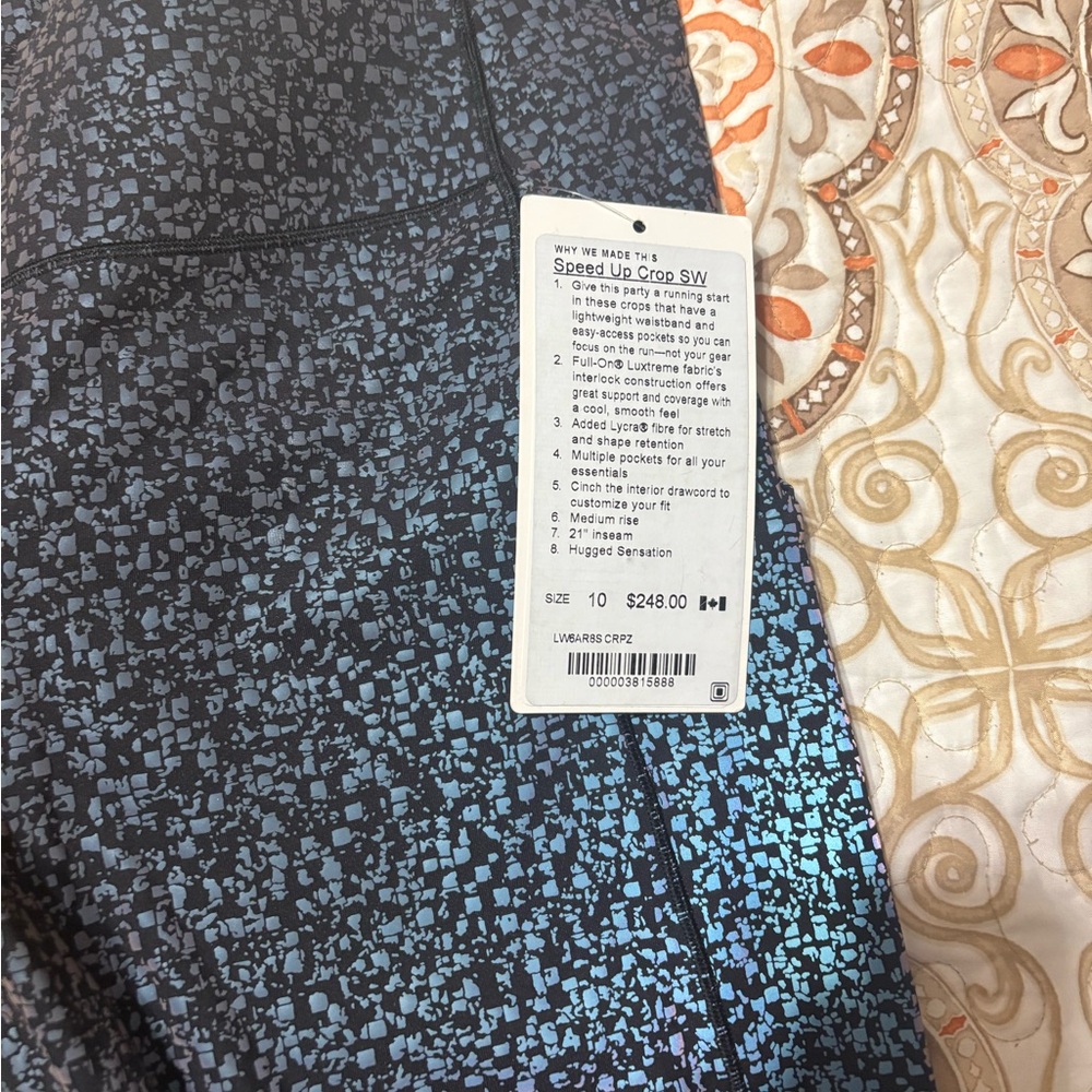Speed Up Crop SW Leggings